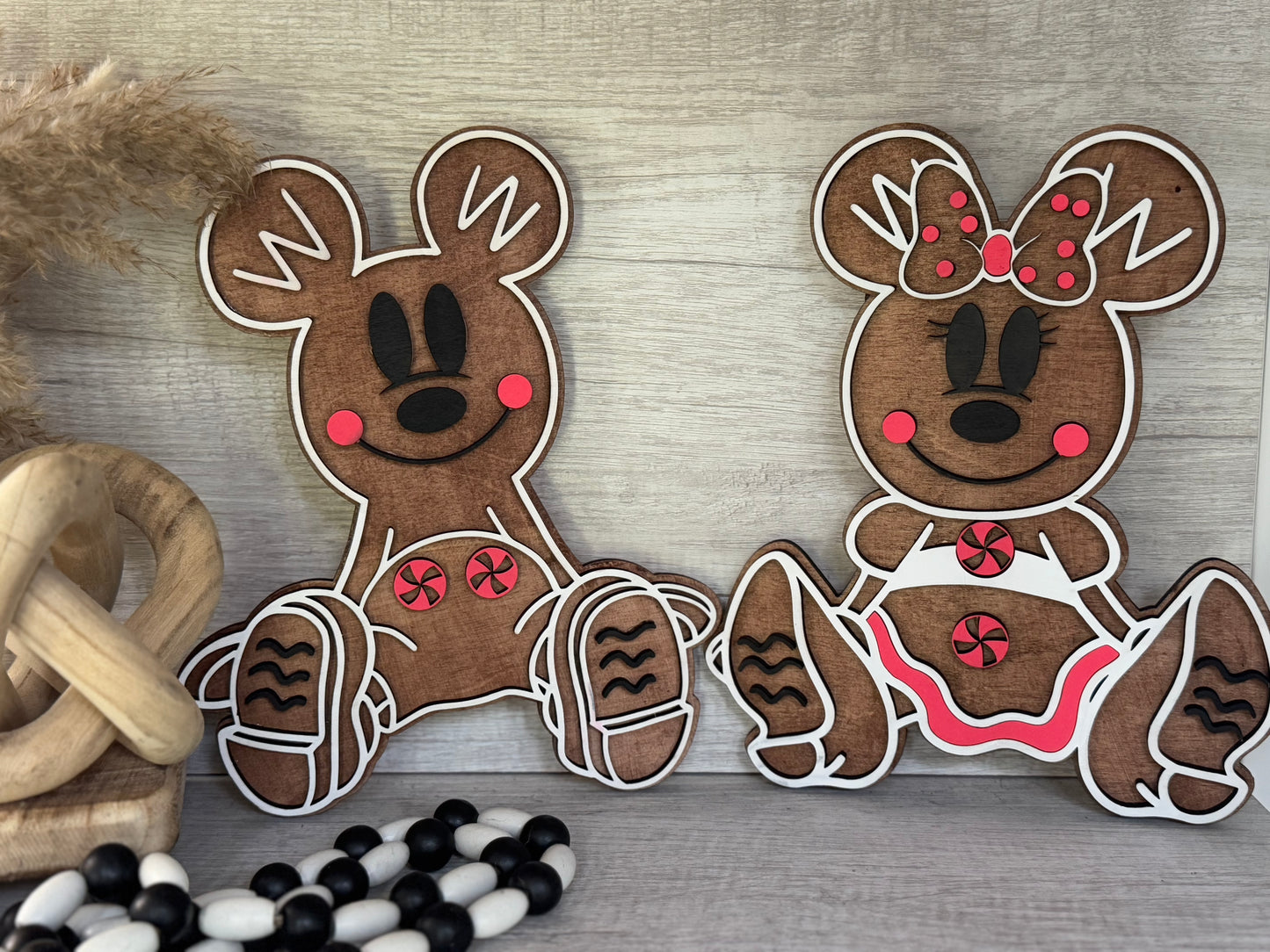 Gingerbread Mouse Shelf Sitters