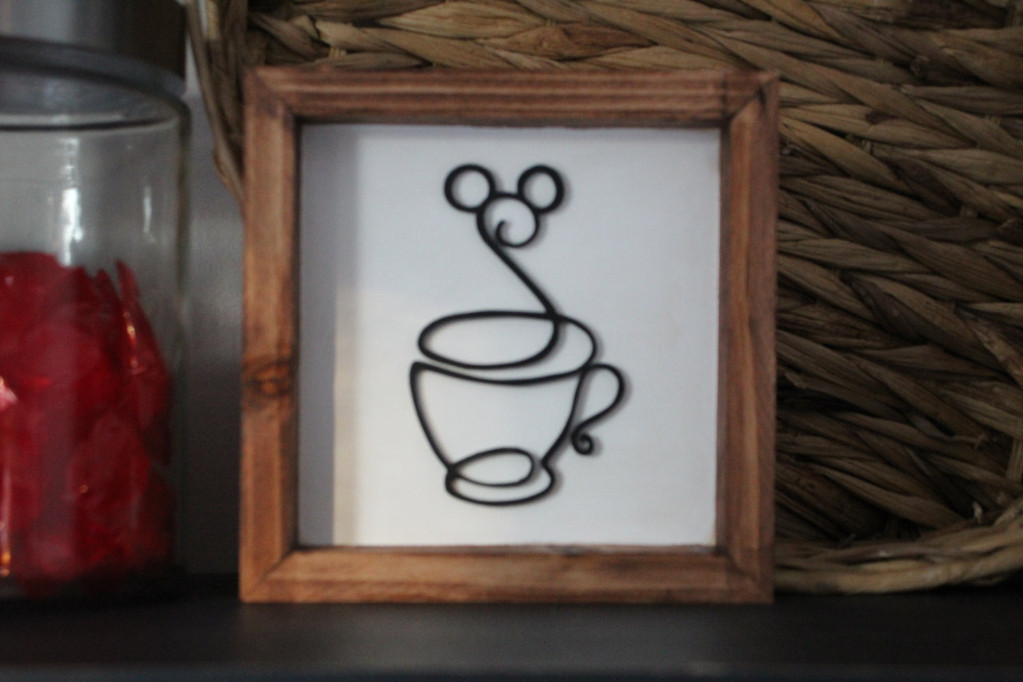 Hidden Mickey Coffee Bar Decor