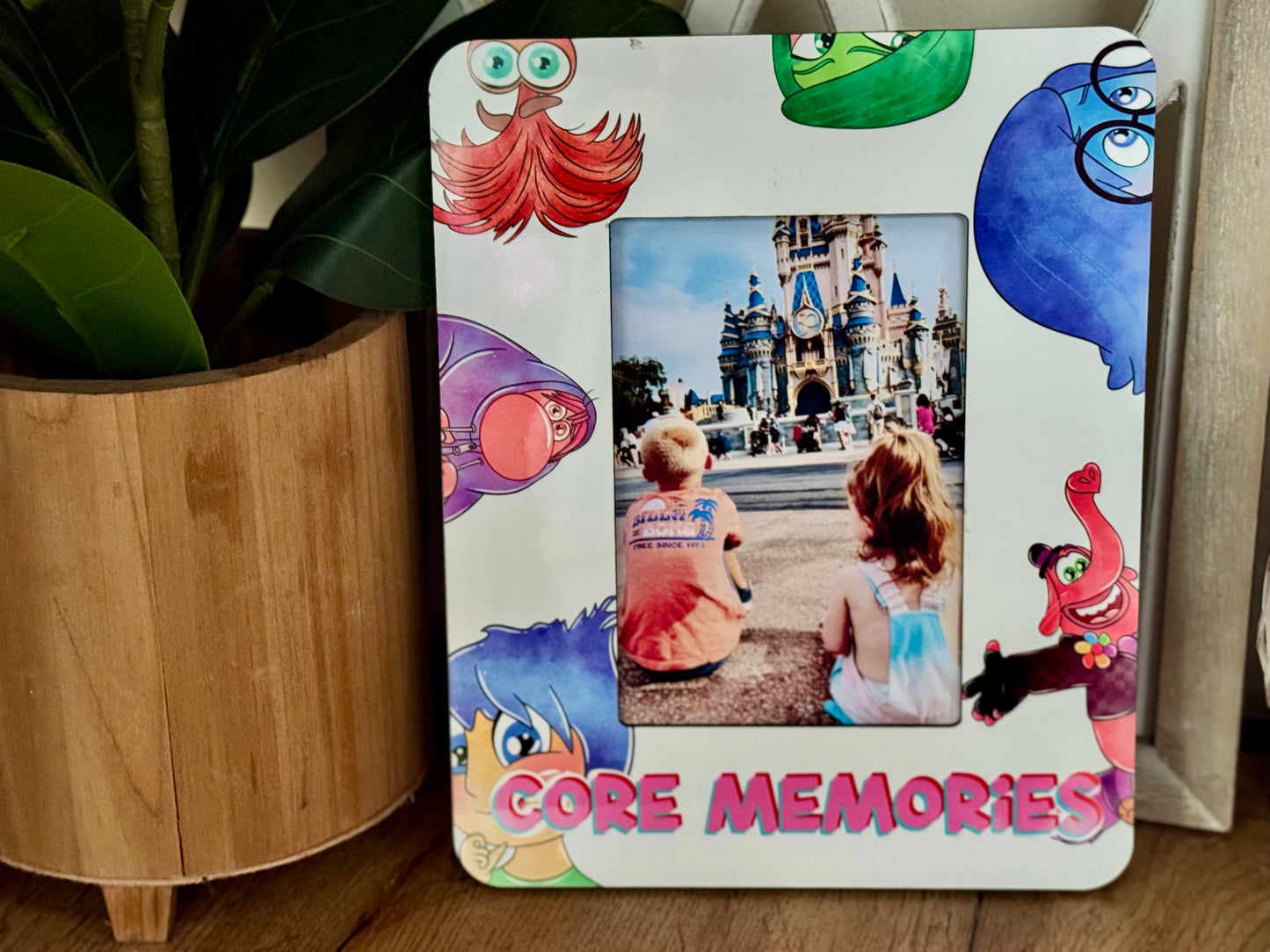 Inside Out-Inspired Core Memories Picture Frame – Lightweight & Autograph-Ready | Personalizable