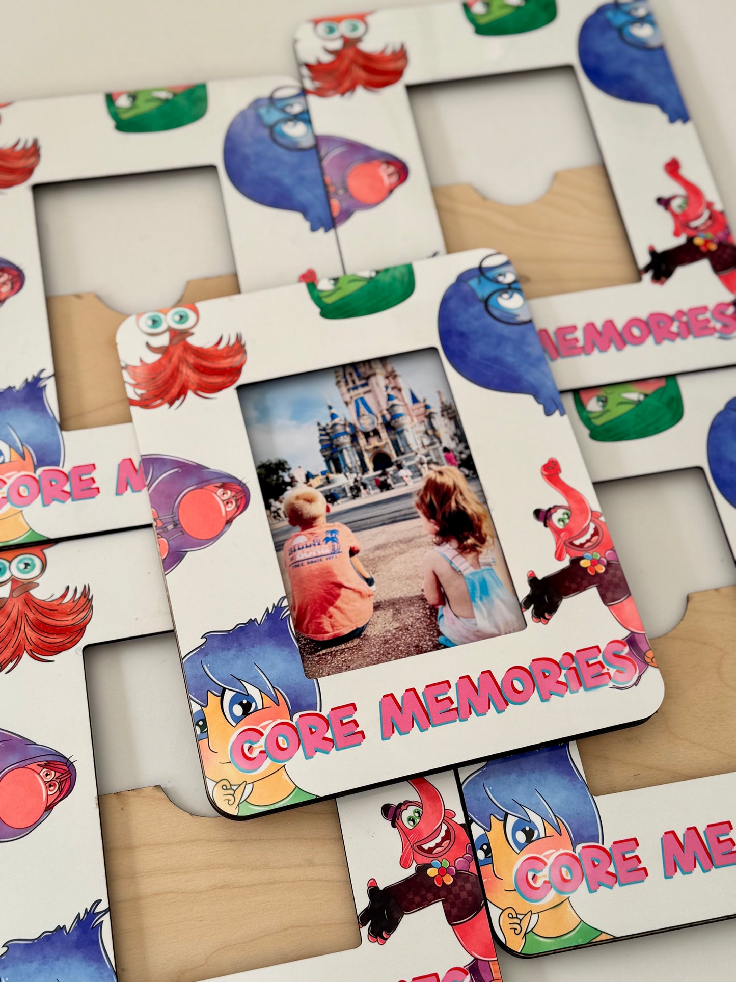 Inside Out-Inspired Core Memories Picture Frame – Lightweight & Autograph-Ready | Personalizable
