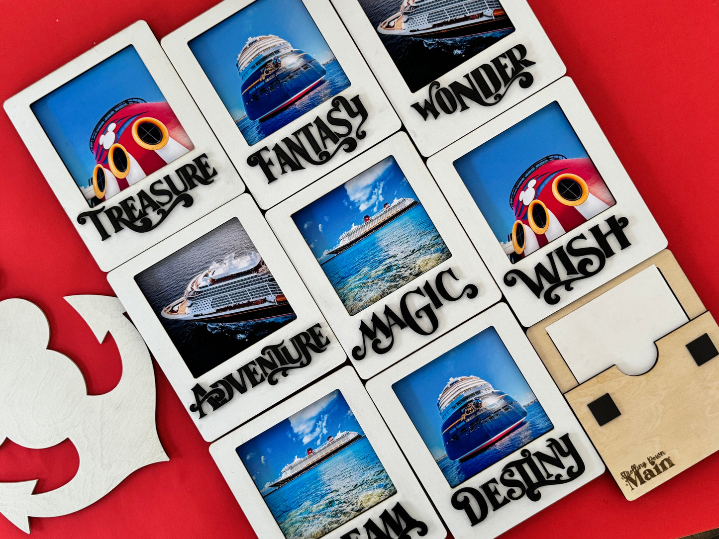 DCL Fleet Ship 4x4 Photo Frame | Personalized