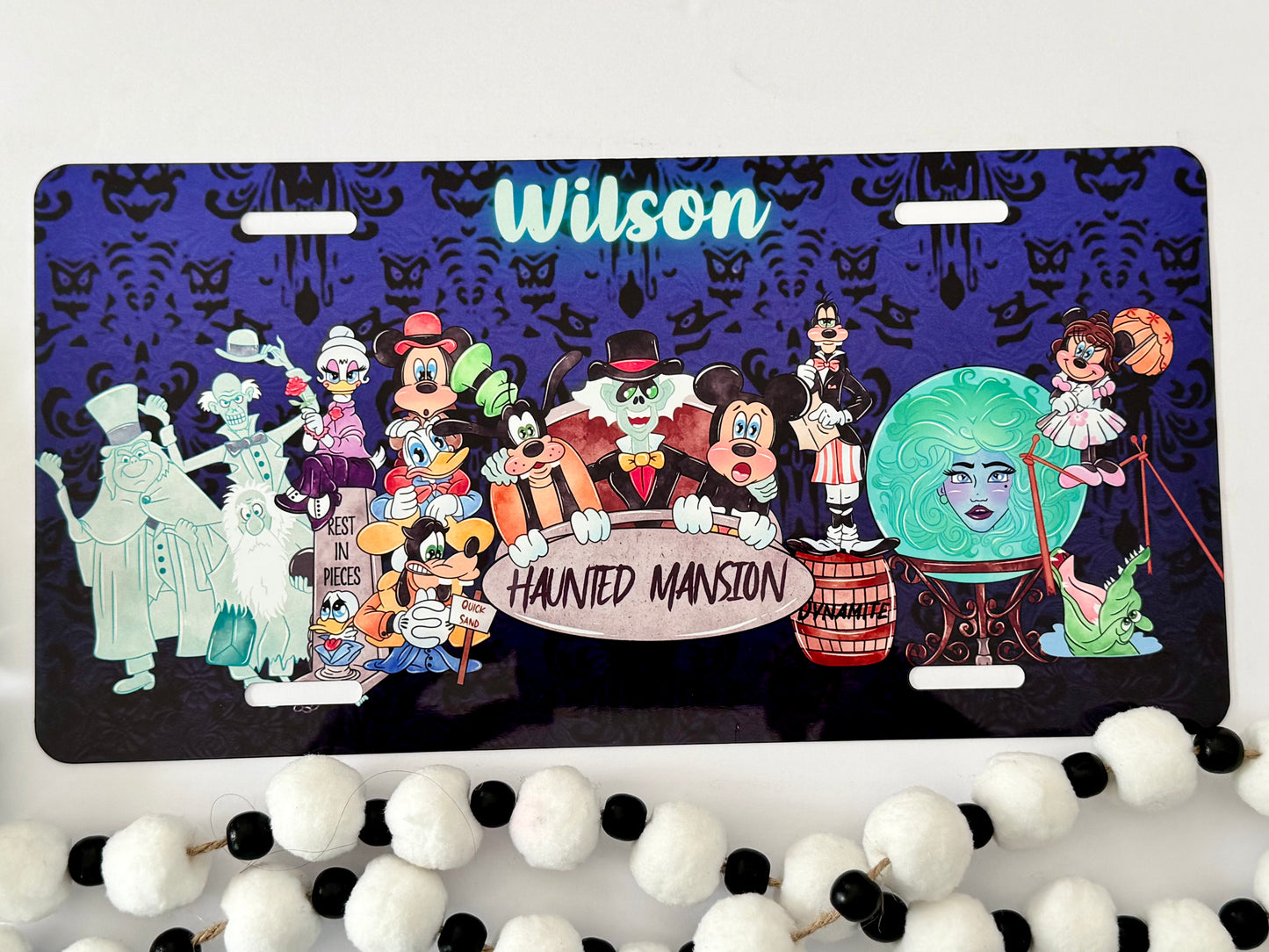 Haunted Mandion Stroller Tag | Personalized