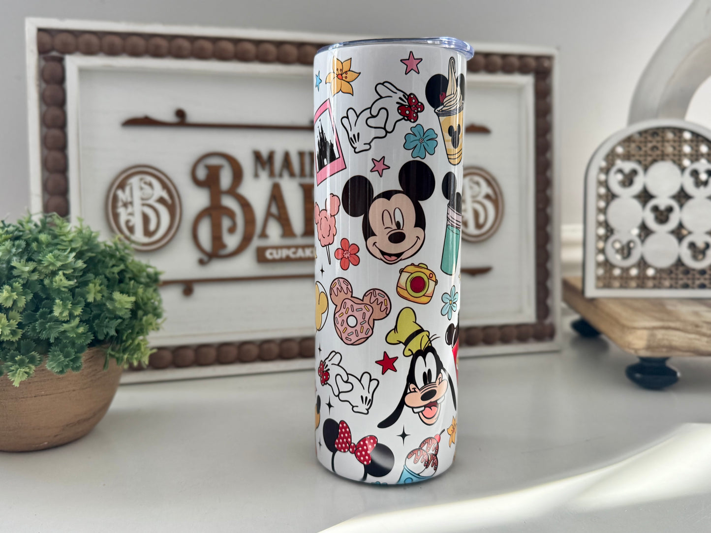 Magic Kingdom Park Day Essentials Personalized Stainless Tumbler