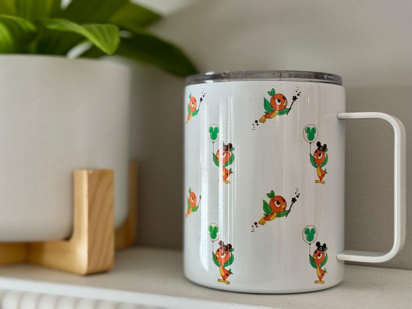 Orange Bird Personalized Stainless Tumbler