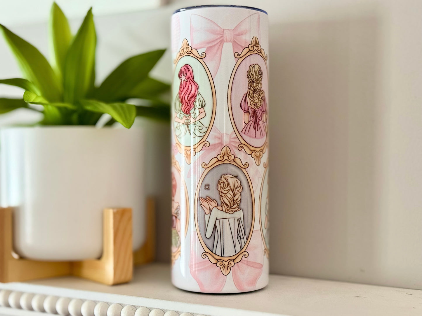 Coquette Princesses Personalized Stainless Tumbler