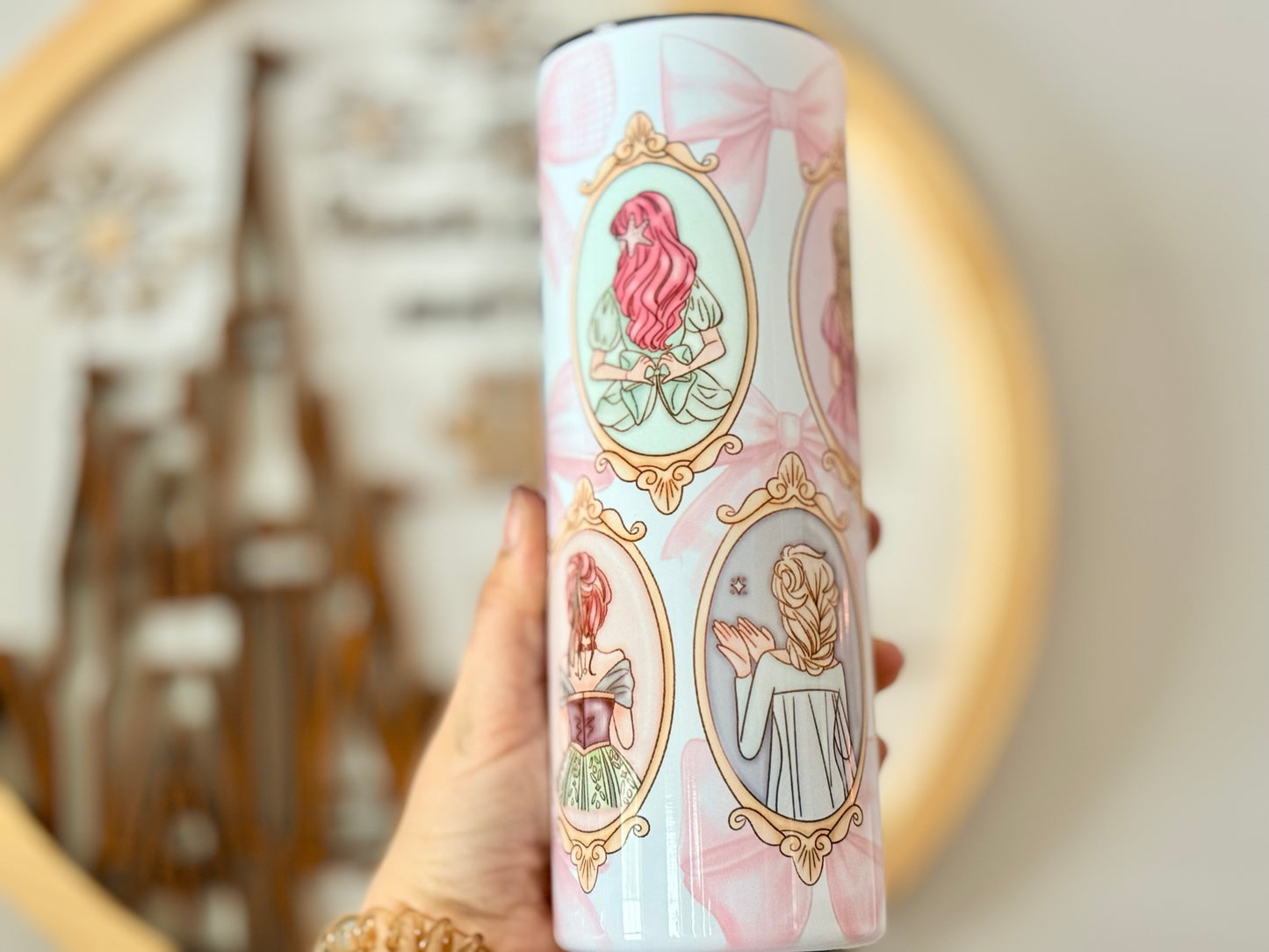 Coquette Princesses Personalized Stainless Tumbler