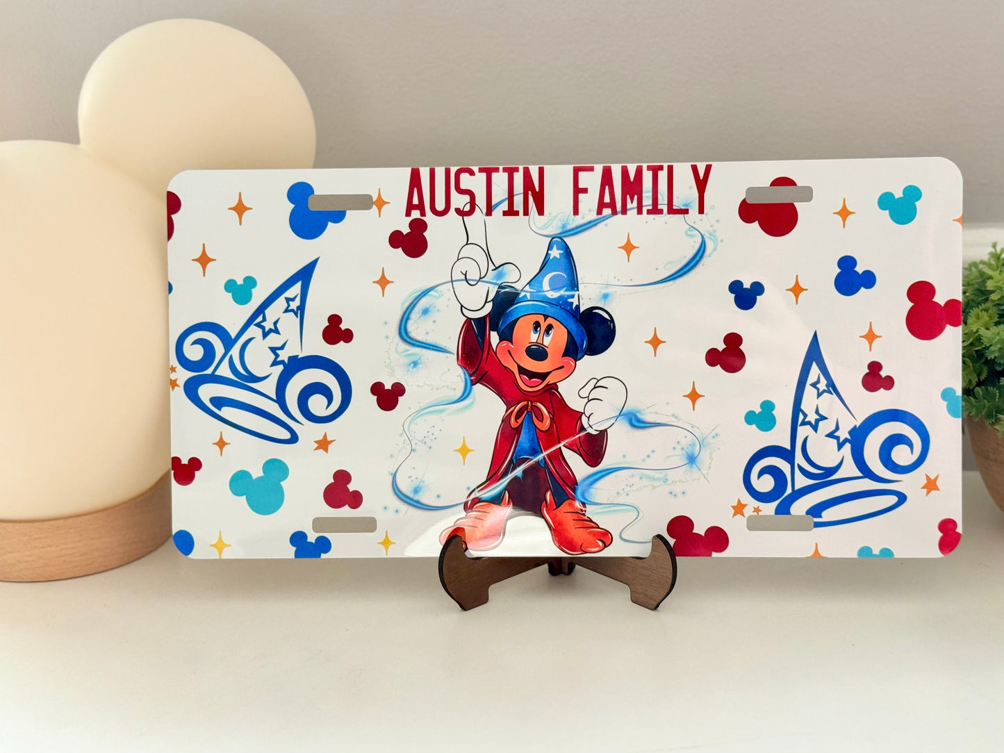 Sorcerer Mickey Stroller Tag | Personalized
