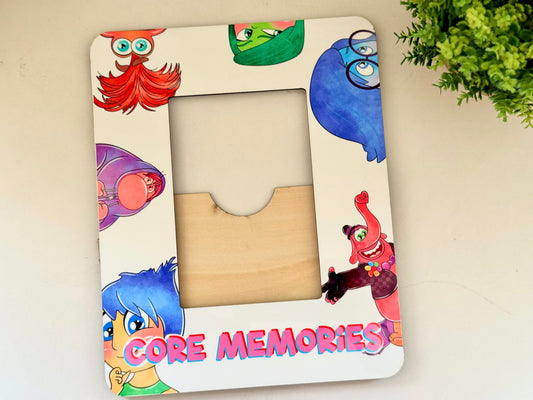 Inside Out-Inspired Core Memories Picture Frame – Lightweight & Autograph-Ready | Personalizable