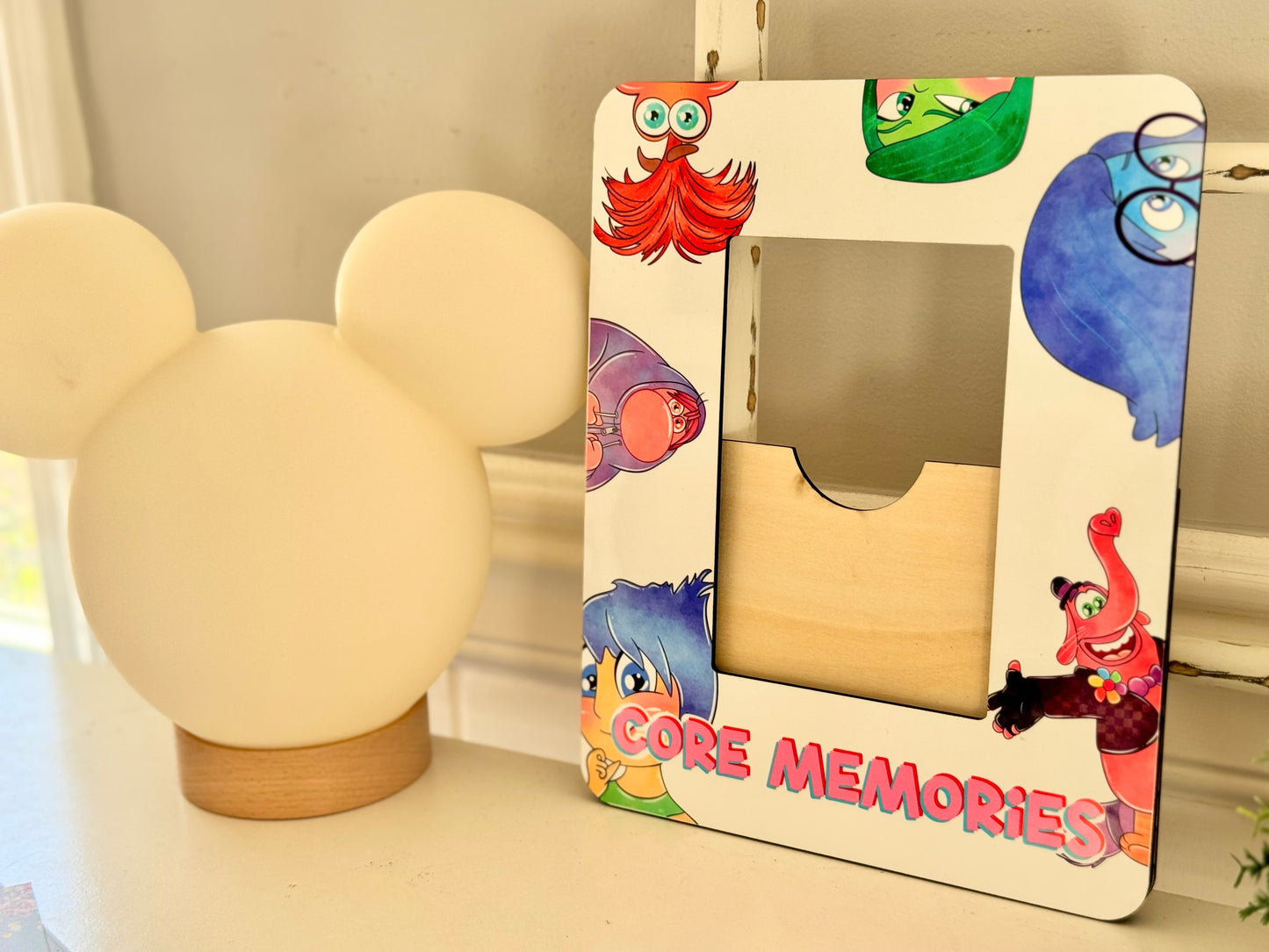 Inside Out-Inspired Core Memories Picture Frame – Lightweight & Autograph-Ready | Personalizable