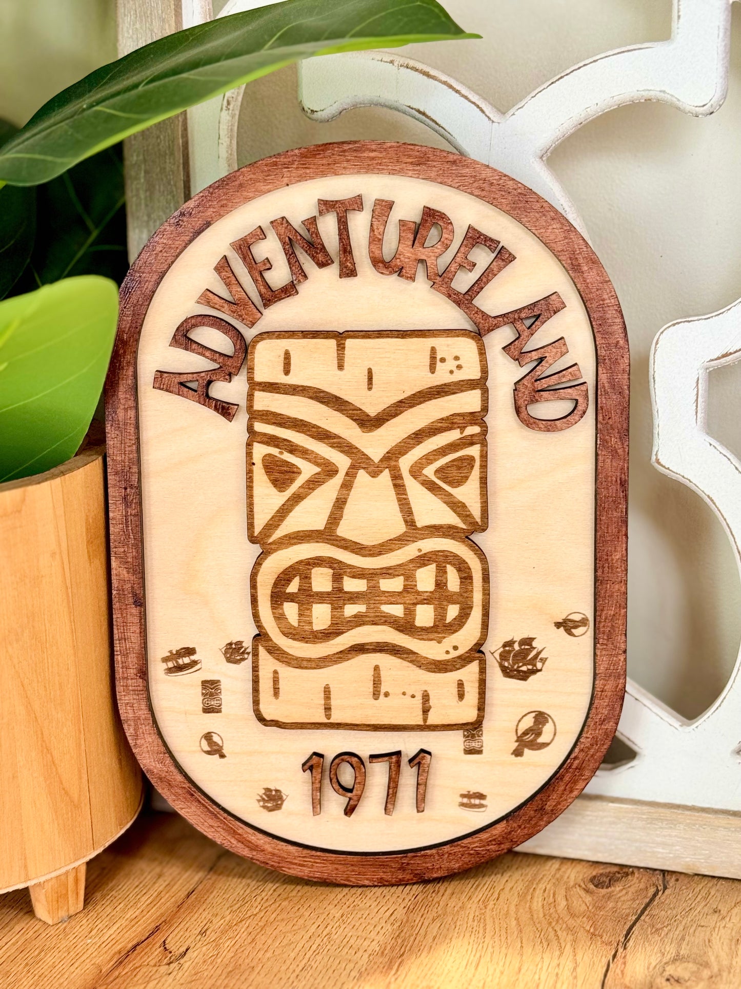 Adventureland Tiki Sign