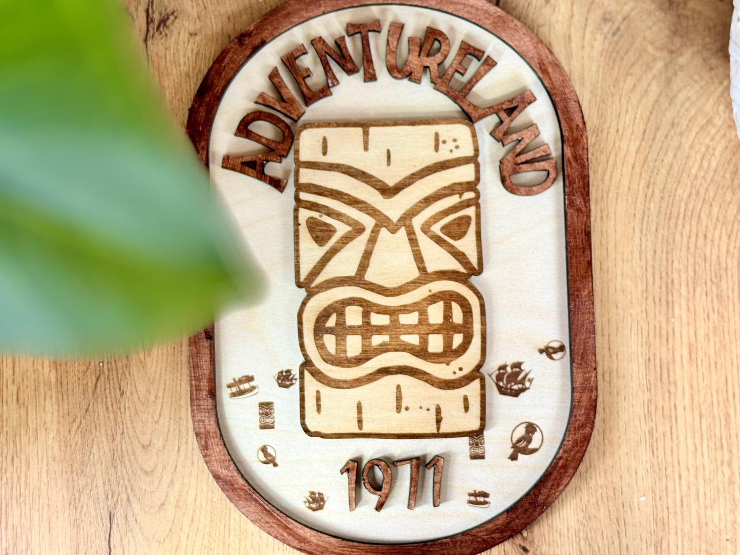 Adventureland Tiki Sign