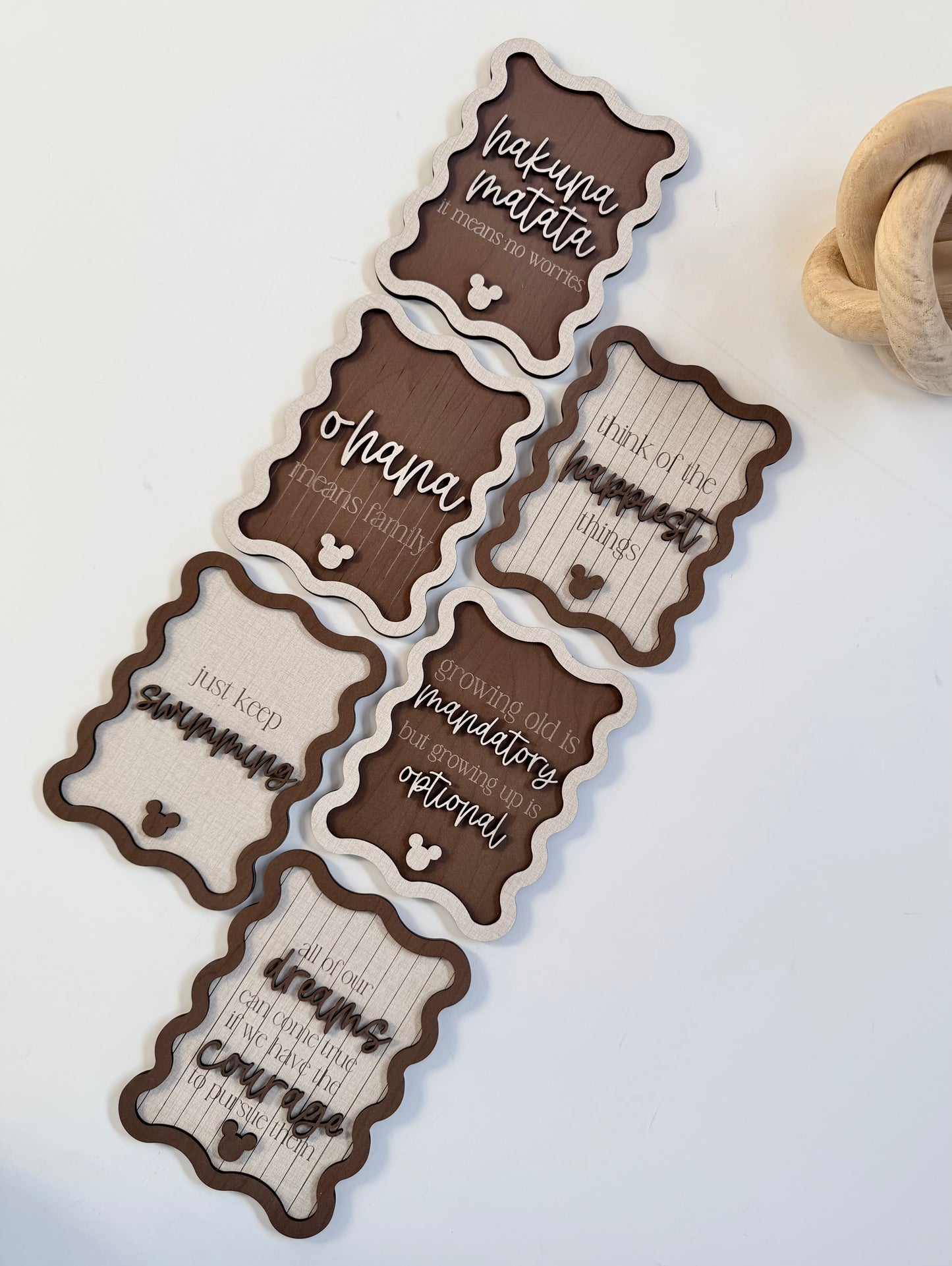 Inspired Quote Decor - Hidden Mouse Gallery Wall