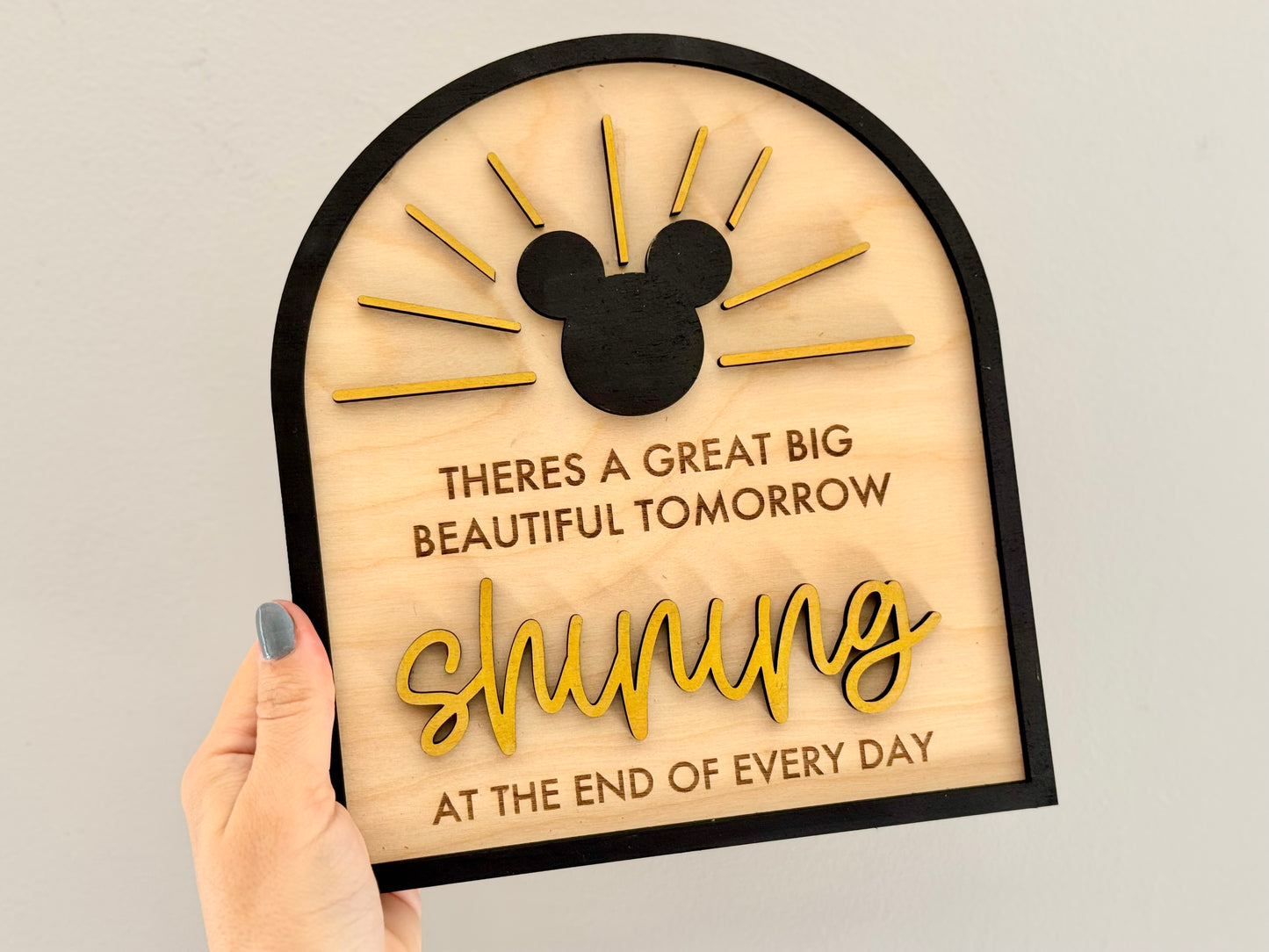 Tomorrowland Inspired Positivity Sign