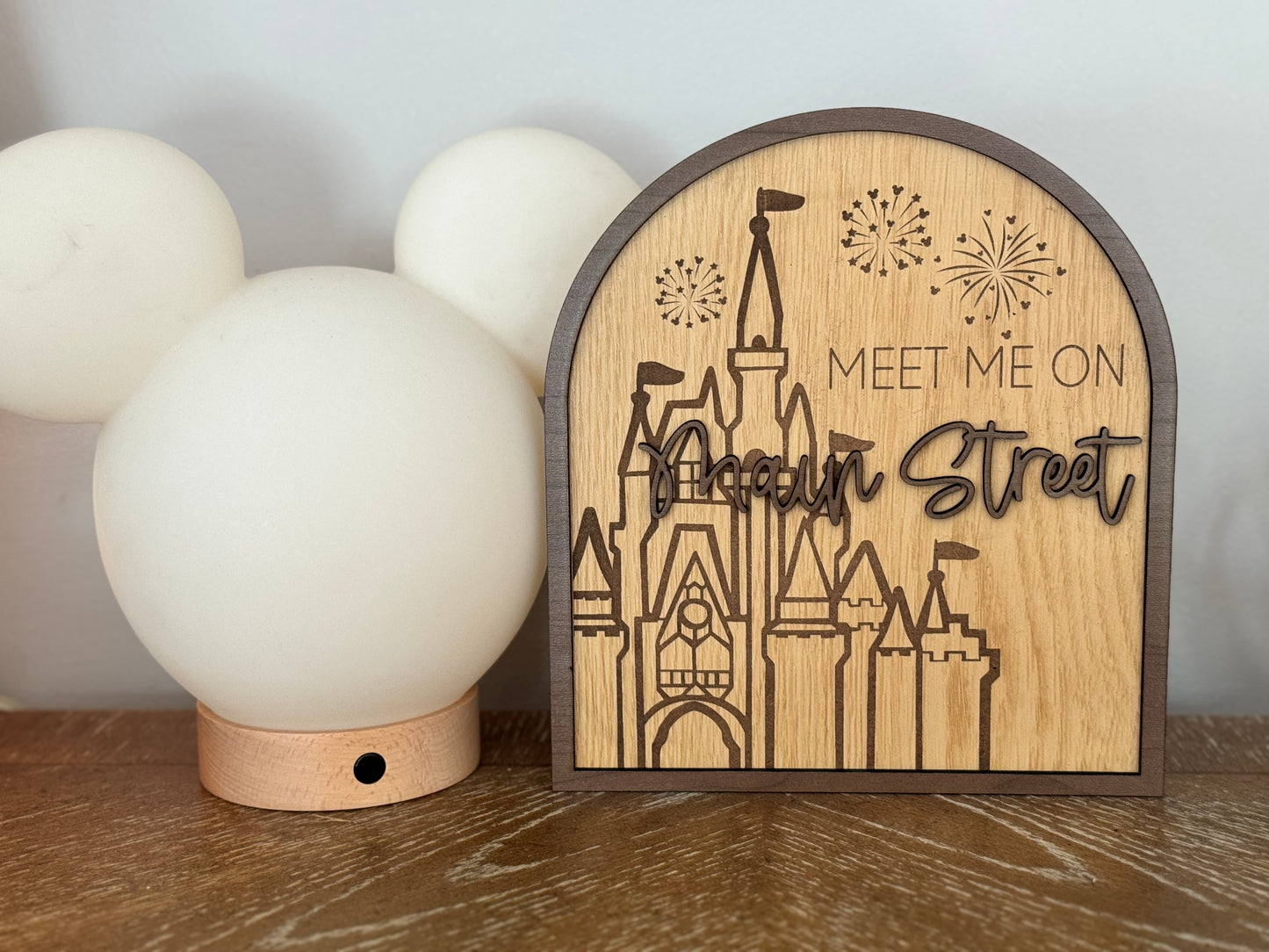 “Meet Me on Main Street” Castle Scene Decor