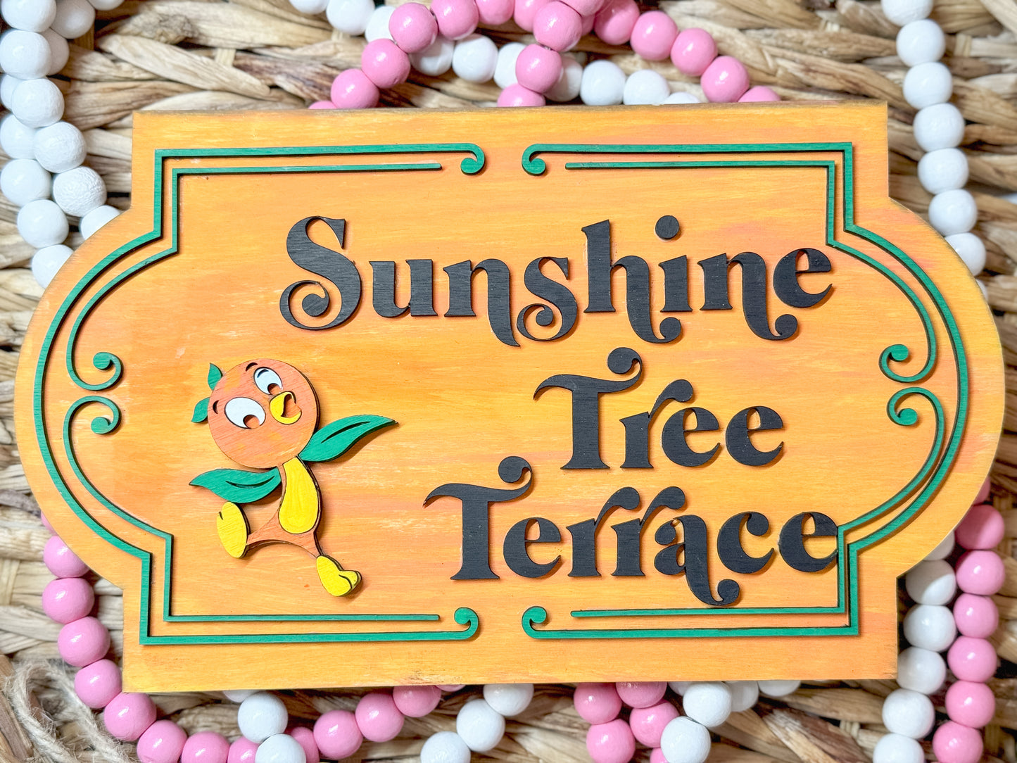 Sunshine Tree Terrace | Orange Bird Disney Inspired Home Decor