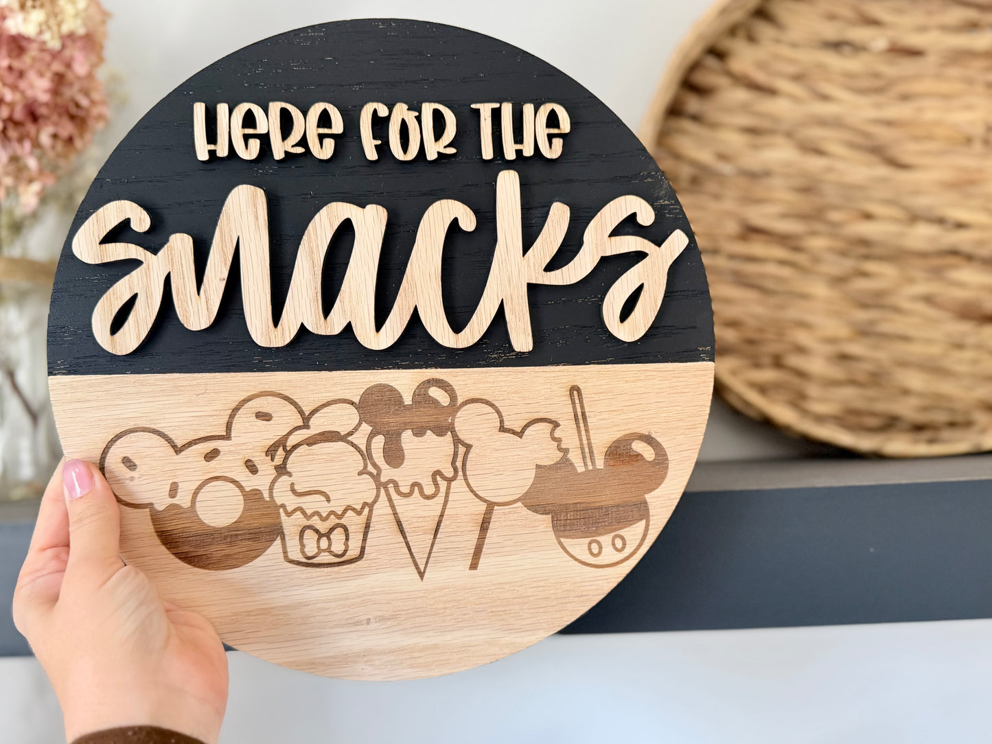Here for the snacks