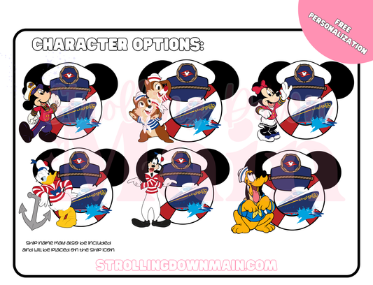 Disney Cruise Stateroom Door Magnets