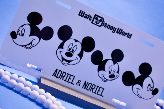 Retro Mouse Stroller Tag | Personalized