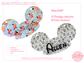 Disney Stroller Tag, Mouse Ears Stroller Tag | Personalized
