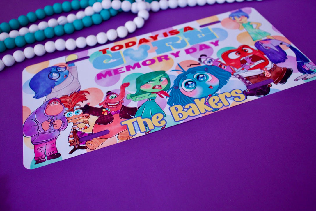Core Memories Inside Out Stroller Tag | Personalized