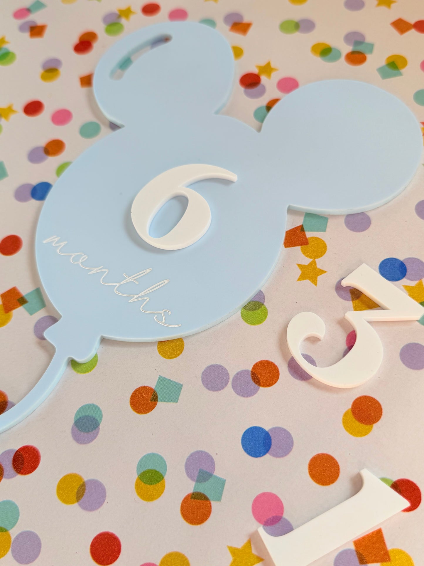 Balloon Monthly Milestone Disc