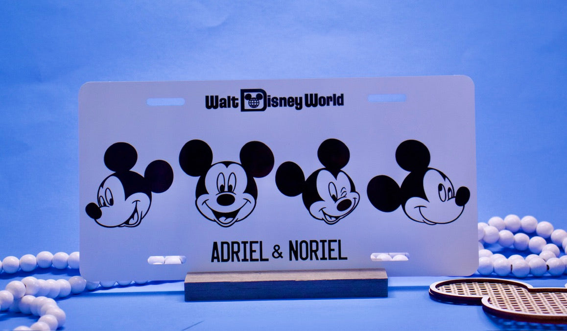 Retro Mouse Stroller Tag | Personalized