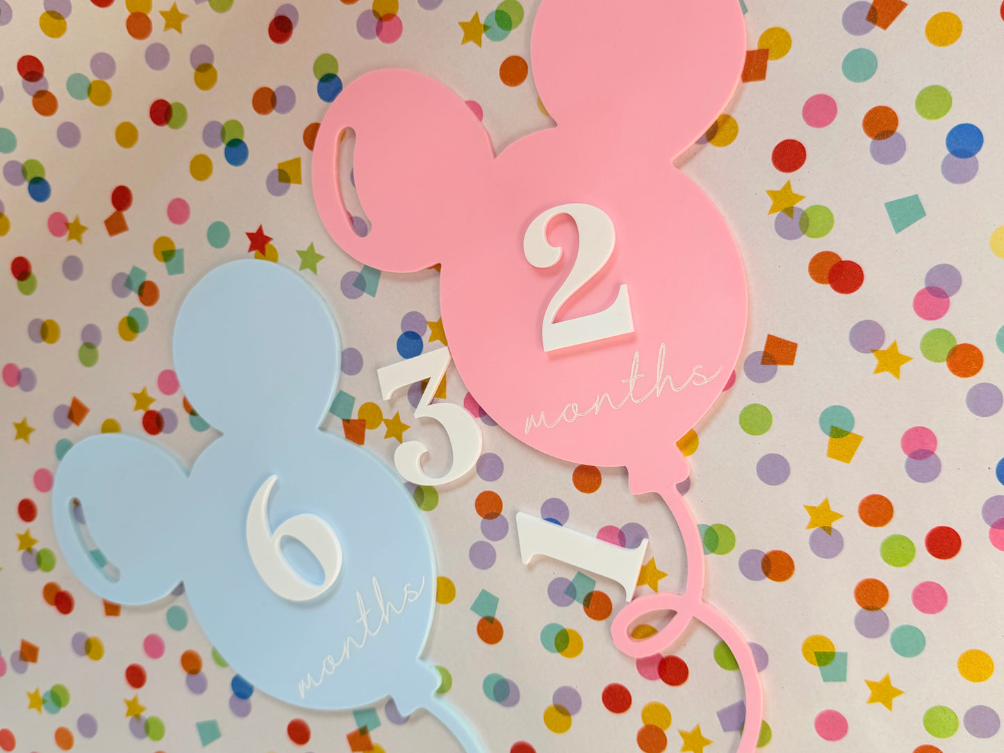 Balloon Monthly Milestone Disc