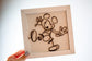 Mouse Sketch Outline Wooden Wall Decor