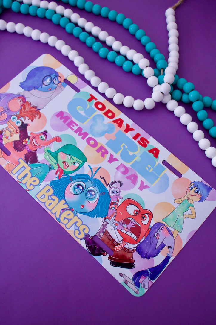 Core Memories Inside Out Stroller Tag | Personalized
