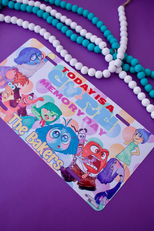 Core Memories Inside Out Stroller Tag | Personalized