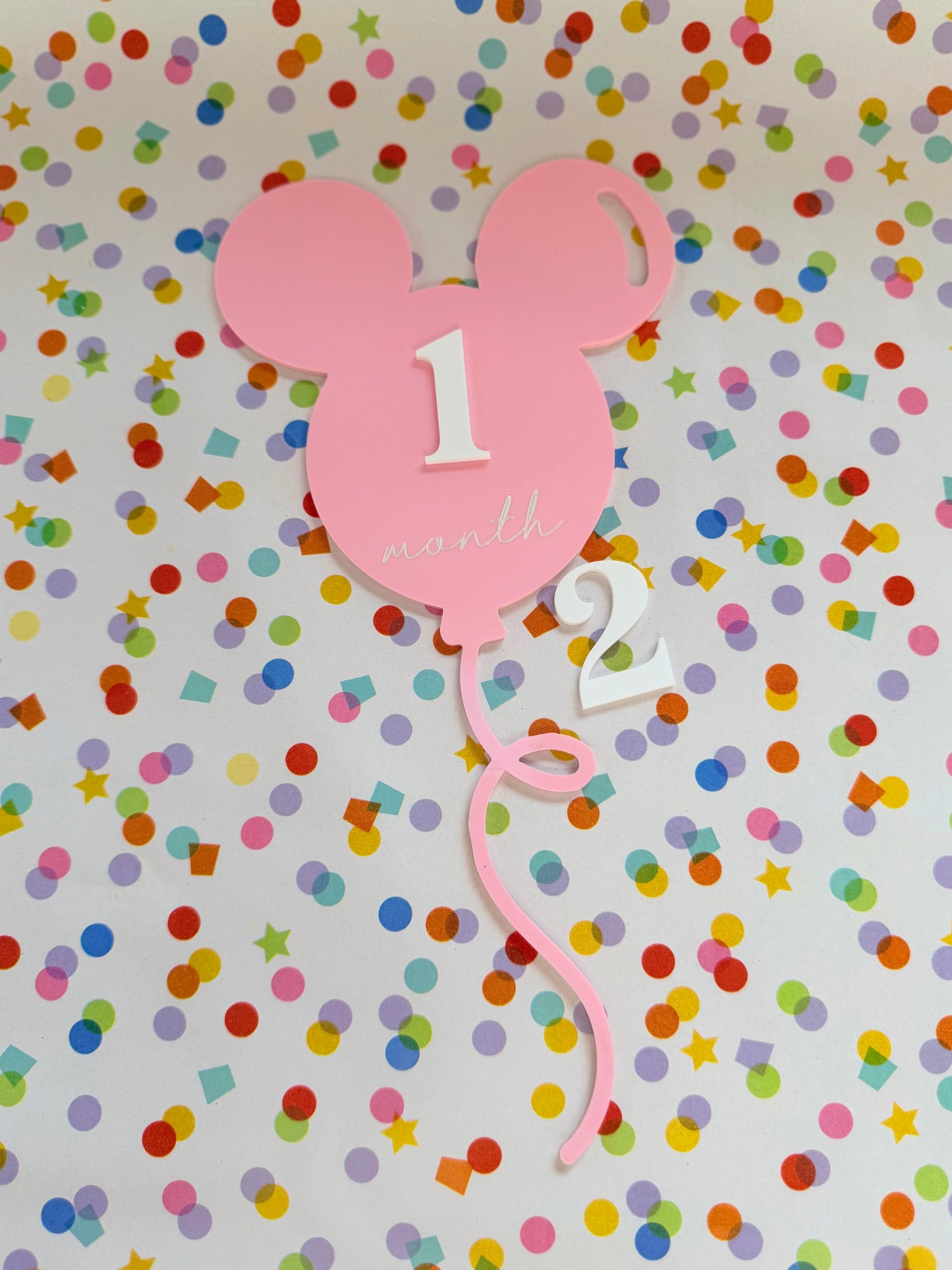 Balloon Monthly Milestone Disc