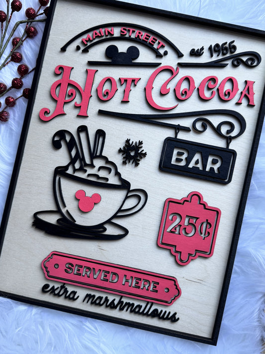Hot Chocolate Bar Sign