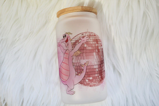 Figment X Swift Lyric Frosted Glass Tumbler with Bamboo Lid | Free Personalization