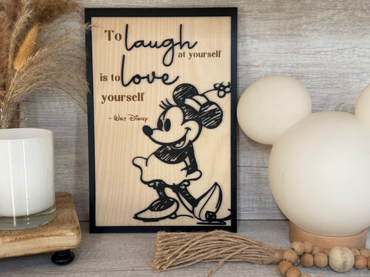 Classic Mouse Quote Decor