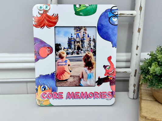 Inside Out-Inspired Core Memories Picture Frame – Lightweight & Autograph-Ready | Personalizable