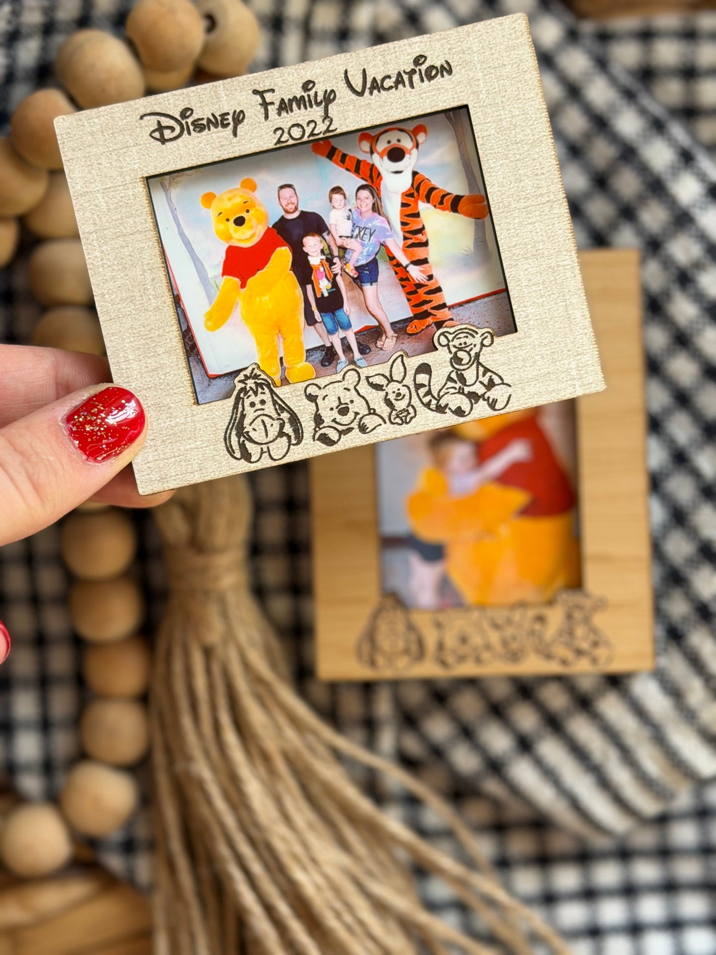 Pooh & Friends Personalized Picture Frame - Character Autograph Collector - 3 Size Options