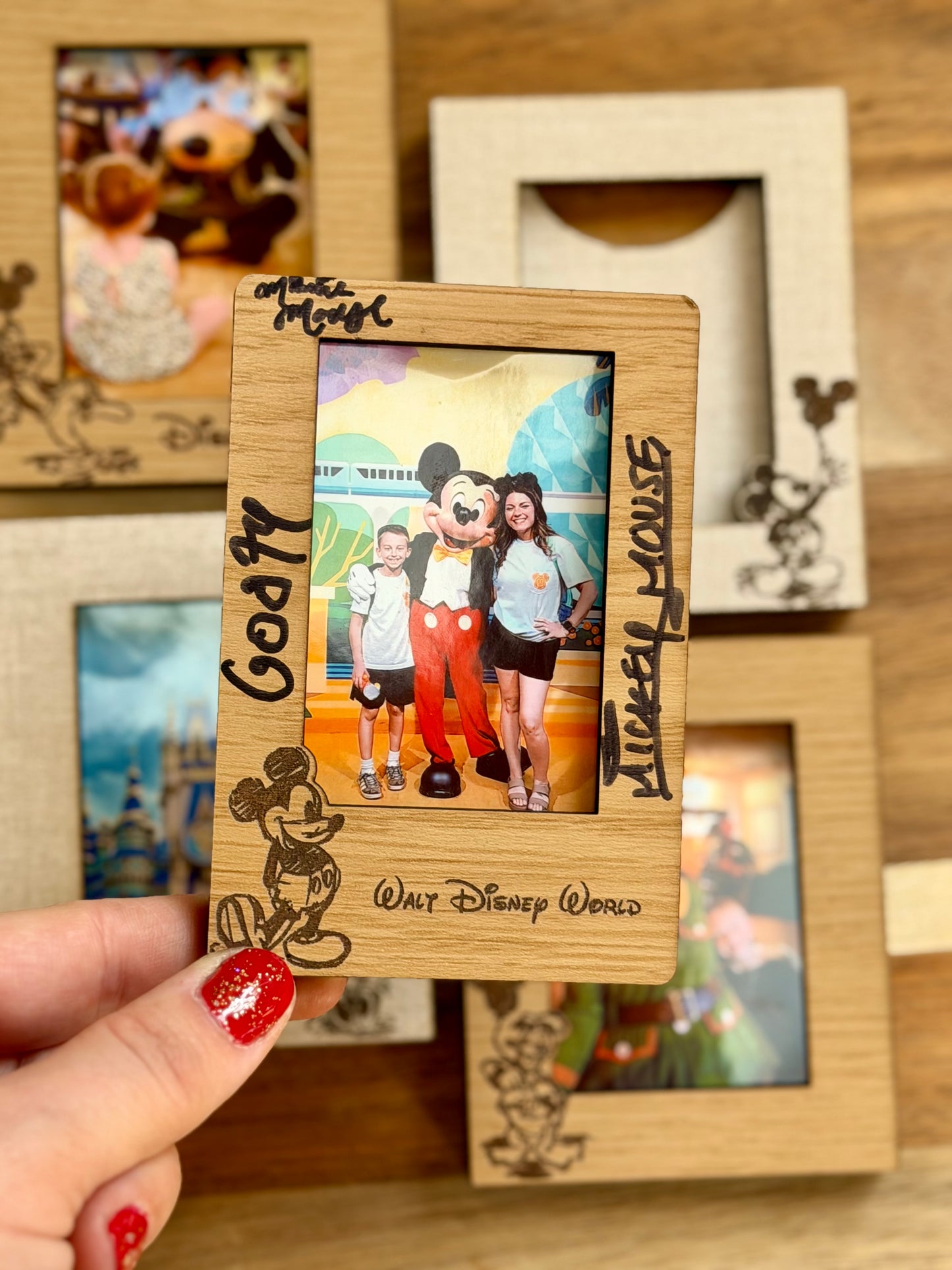 Friends at the Park Personalized Picture Frame - Character Autograph Collector - 3 Size Options