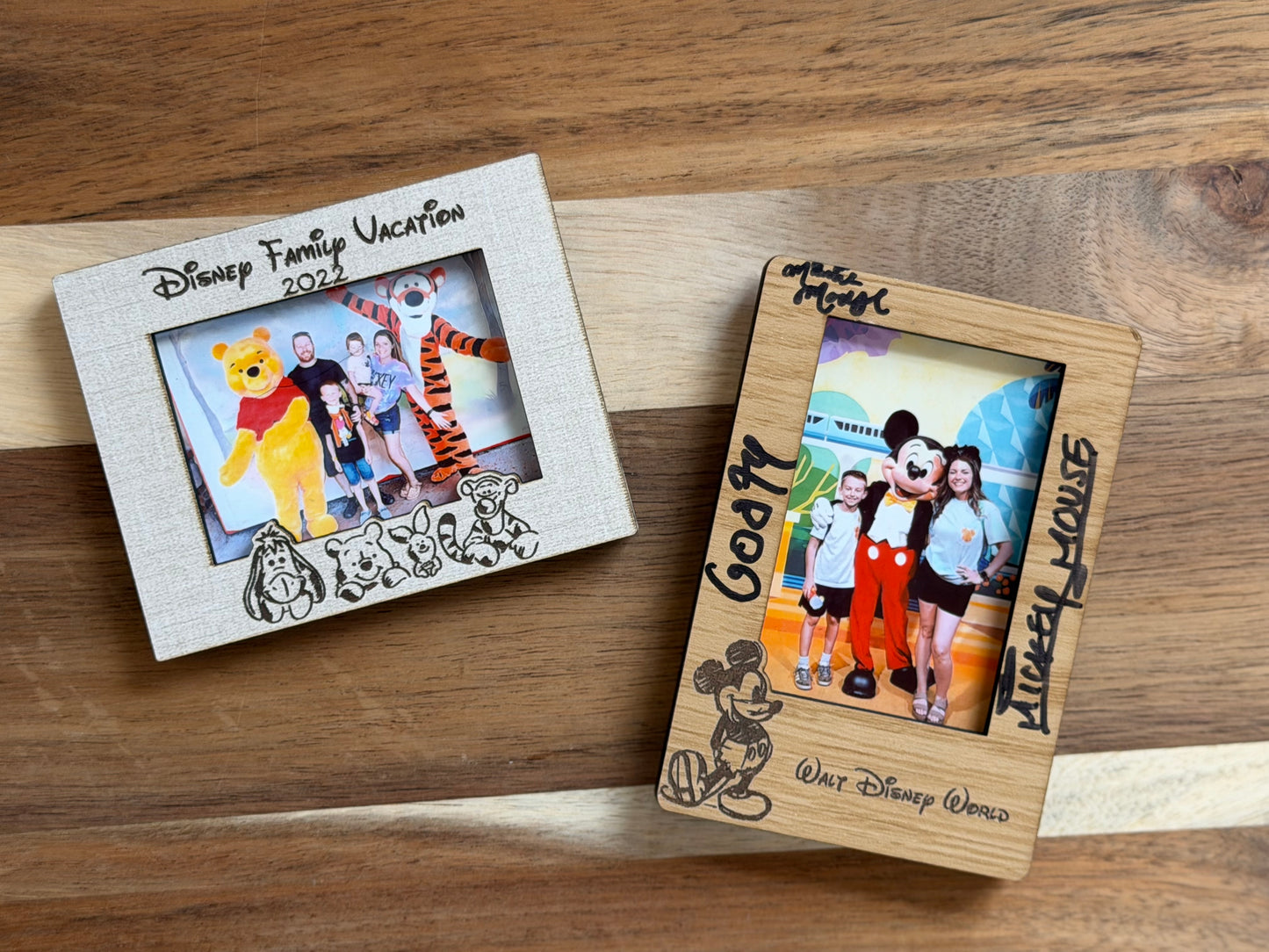 Pooh & Friends Personalized Picture Frame - Character Autograph Collector - 3 Size Options
