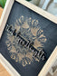Peter Pan-Inspired Mandala Wooden Sign – "Think Happy Thoughts"
