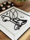 Tink Disney wooden wall decor, Tink Sketch Line Art