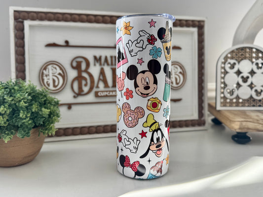 Magic Kingdom Park Day Essentials Personalized Stainless Tumbler