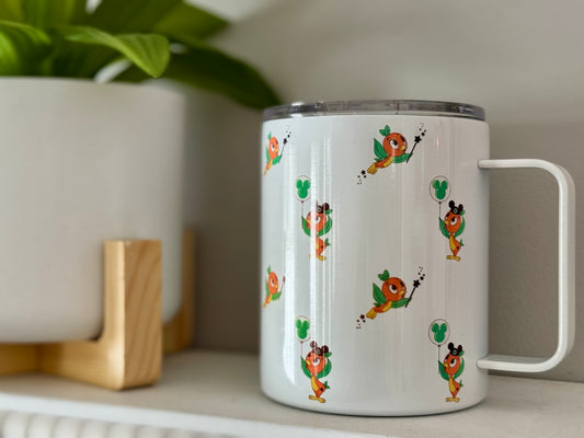 Orange Bird Personalized Stainless Tumbler