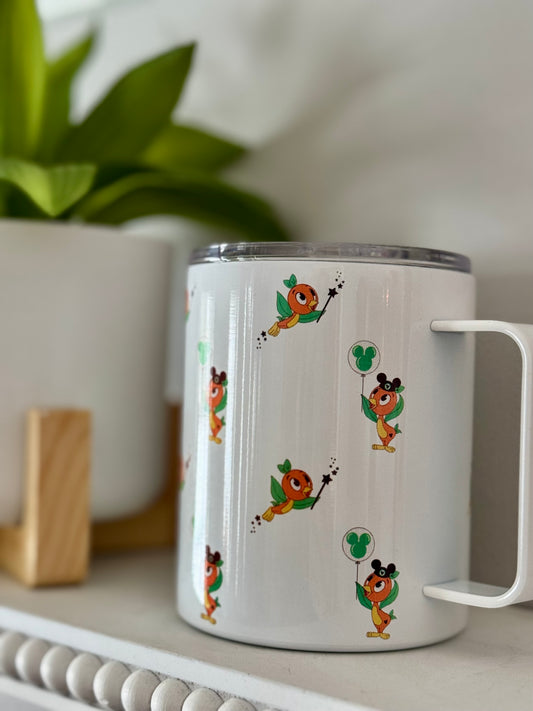 Orange Bird Personalized Stainless Tumbler