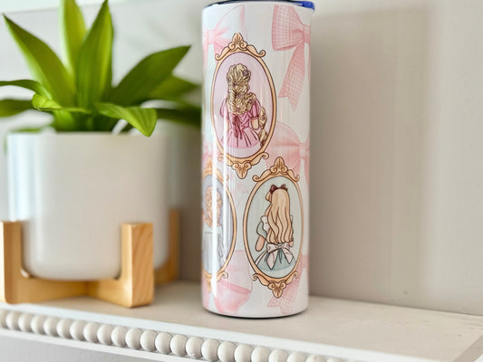 Coquette Princesses Personalized Stainless Tumbler