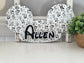 Disney Stroller Tag, Mouse Ears Stroller Tag| Personalized