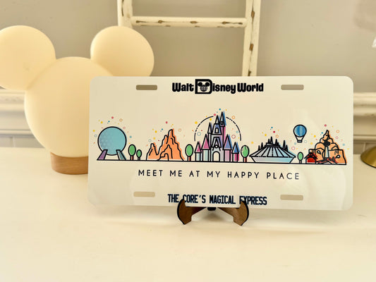 Happy Place Stroller Tag | Personalized
