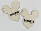 Mickey Balloon Baby Name Sign Photo Props