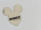Mickey Balloon Baby Name Sign Photo Props