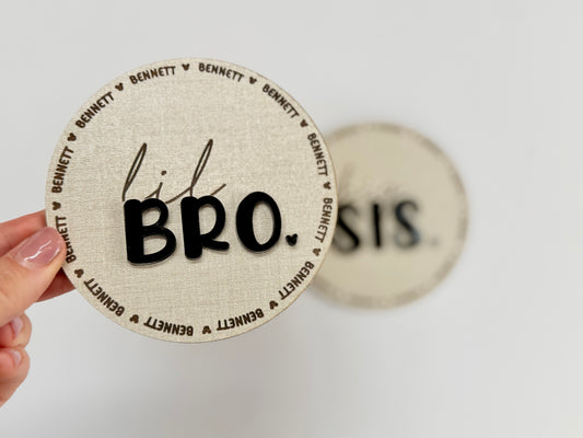 Disney Inspired Big Sis & Lil Bro Photo Props