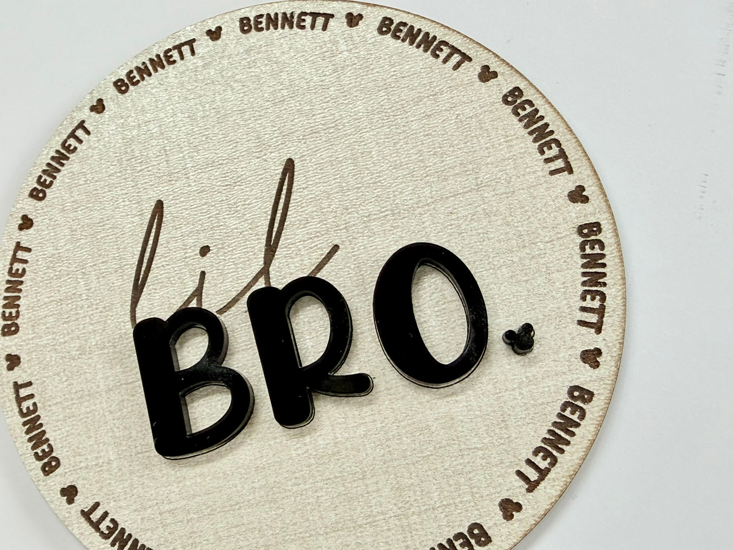 Disney Inspired Big Sis & Lil Bro Photo Props